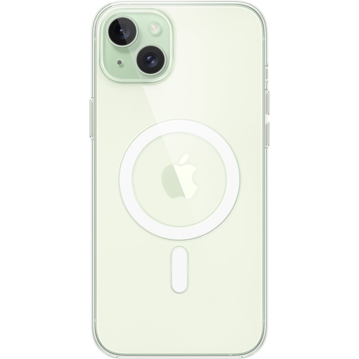Étui transparent Apple avec magsafe pour étui de téléphone iPhone 15 plus (transparent)