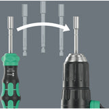 Wera kraftform kompakt 28 ra avec sac, jeu d'embouts 6 pièces