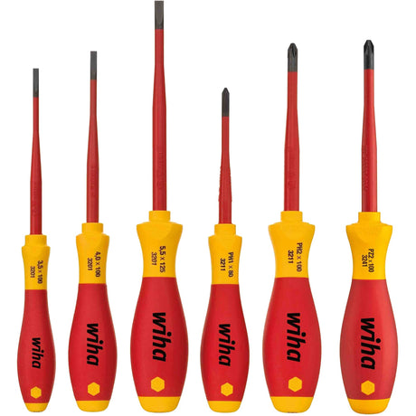 Wiha Tournevis Set Softfinish Electric Slimfix