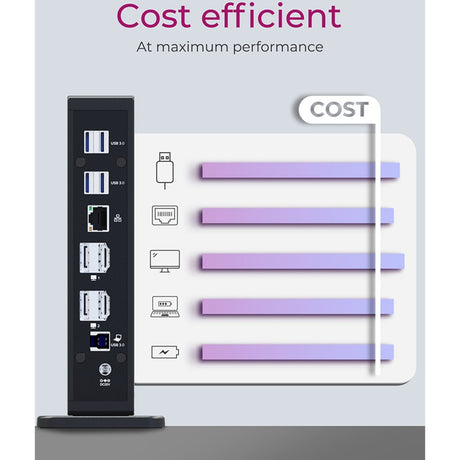 Station d'accueil Icy box ib-dk2252ac (noir, USB-A, HDMI, port d'affichage)