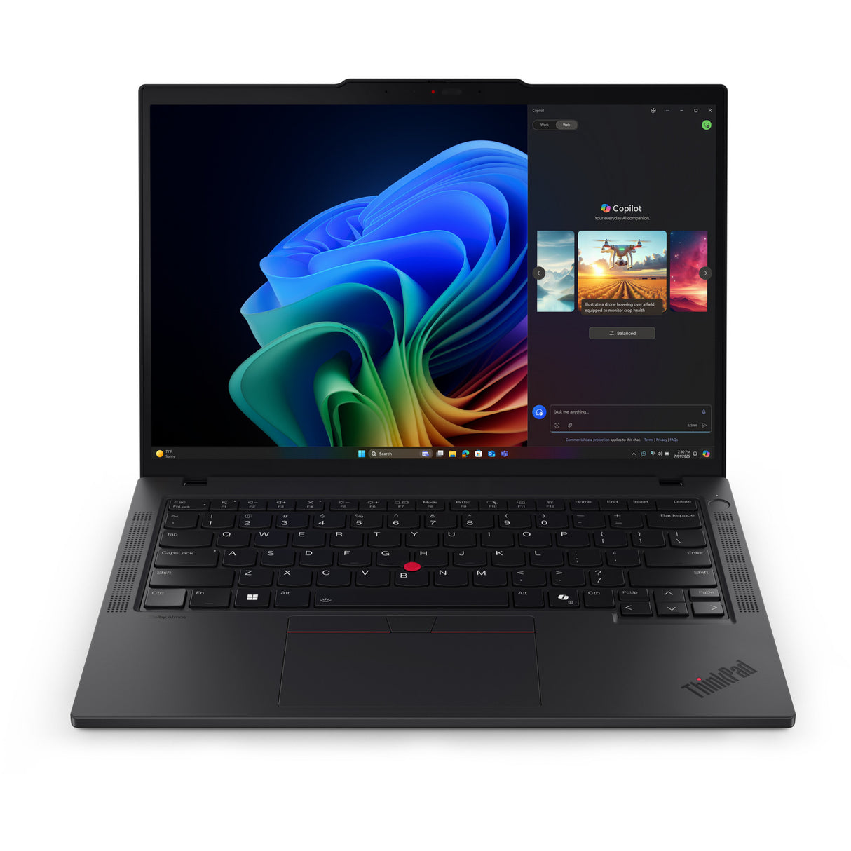 Lenovo thinkpad t14 gen 6 (21qj005emh) 14 copilot + ordinateur portable (noir | ryzen ai 7 pro 350 | radeon 860m | 32 go | SSD 1 to)