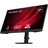 Moniteur Viewsonic vg2709-2k-mhdu-2 27 (noir, 1x HDMI, 1x port d'affichage, USB-C, USB-A, USB-B, 100hz)
