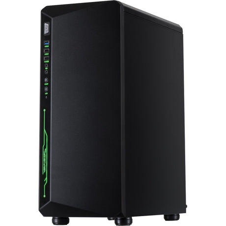 Boîtier tour midi Inter-tech c-3 saphir (noir | 3x USB-A | fenêtre)