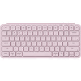Keychron b1 pro-k4, clavier (rose clair, us-international, commutateurs à ciseaux, 75 %, touches abs, 2,4 GHz | Bluetooth 5.2 | USB-C)