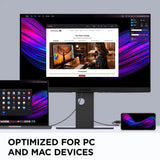 Moniteur UHD 27 4k compatible mac Viewsonic VP2788-5k (noir, 2x Thunderbolt 4, 1x HDMI, 1x Displayport, USB-A, USB-C)