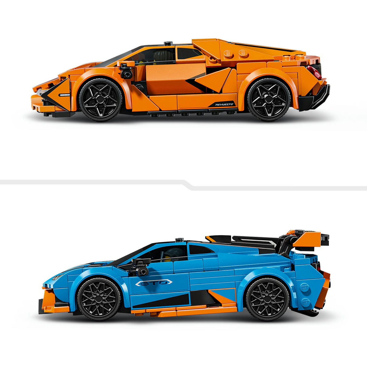 Lego Speed Champions 77238 Lamborghini Revuelto et Huracan Sto