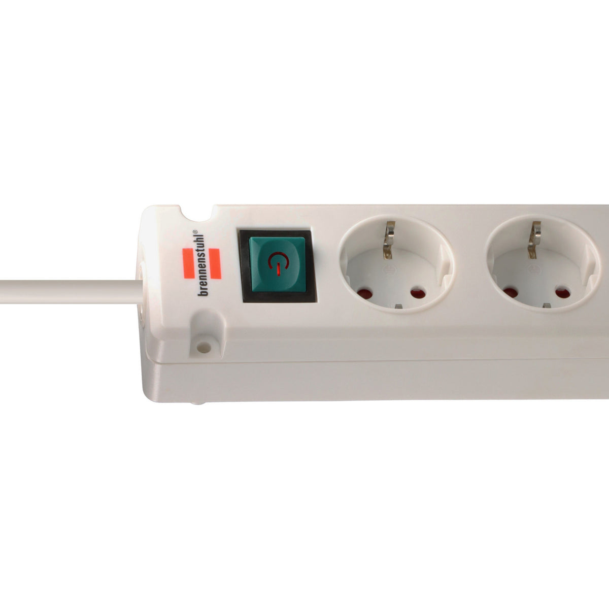 Brennerstuhl Bremounta multiprise 5 prises avec 2 prises de charge USB C multiprise (blanc, 2x USB C)