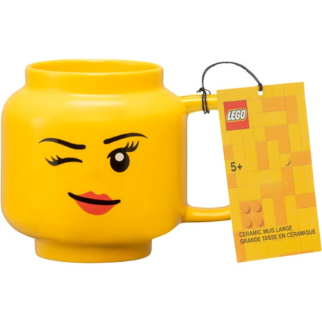 Chambre Copenhague chambre Copenhague LEGO Ceramic Tug Winking Girls Head, Groo