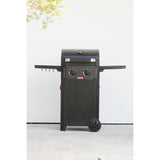 Barbecue à gaz Barbecook Luca 210 avec tables d'appoint (noir)