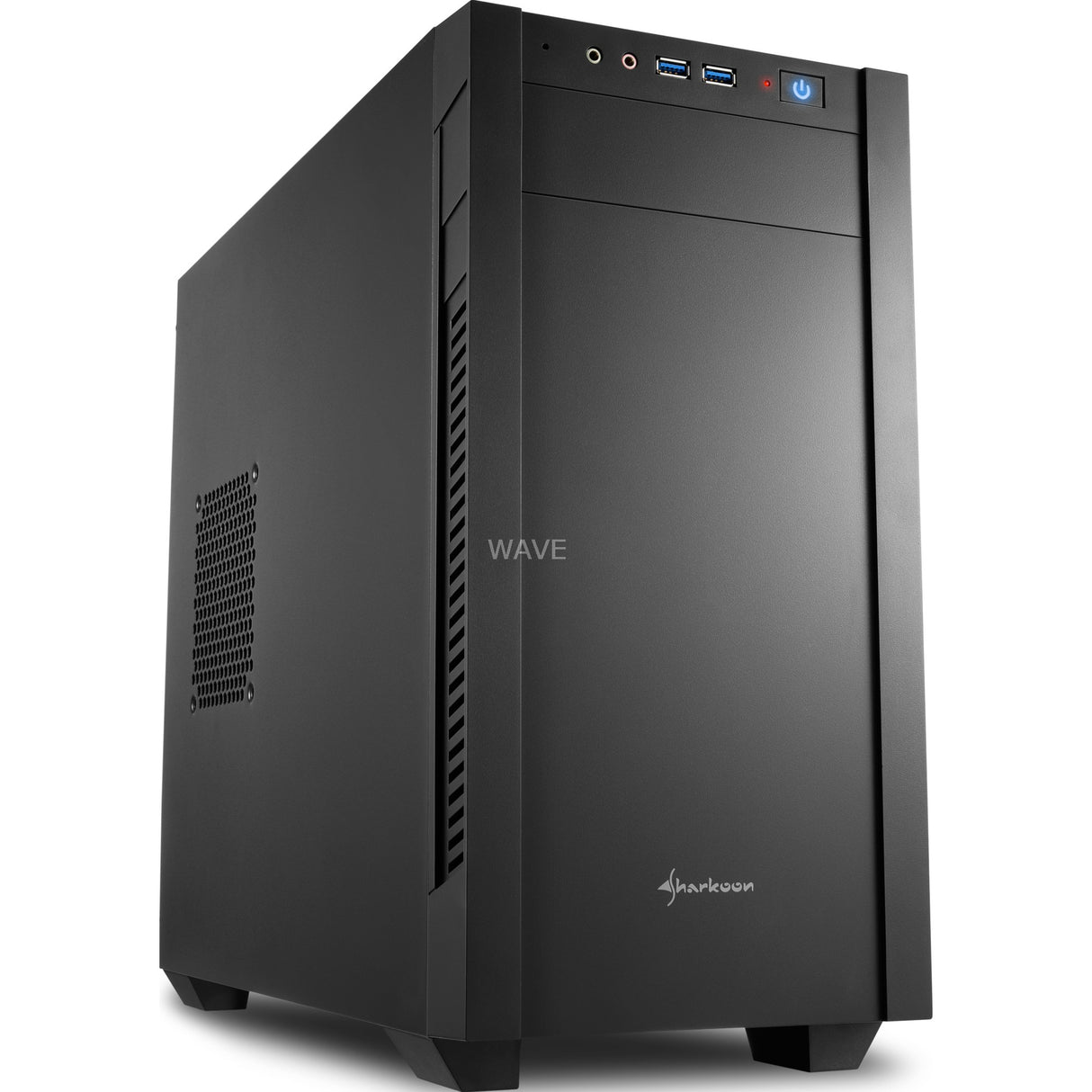 Boîtier tour midi Sharkoon s1000 (noir | 2x USB-A)