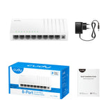 Commutateur non géré Cudy 8 ports 10 100 Mbps (blanc)