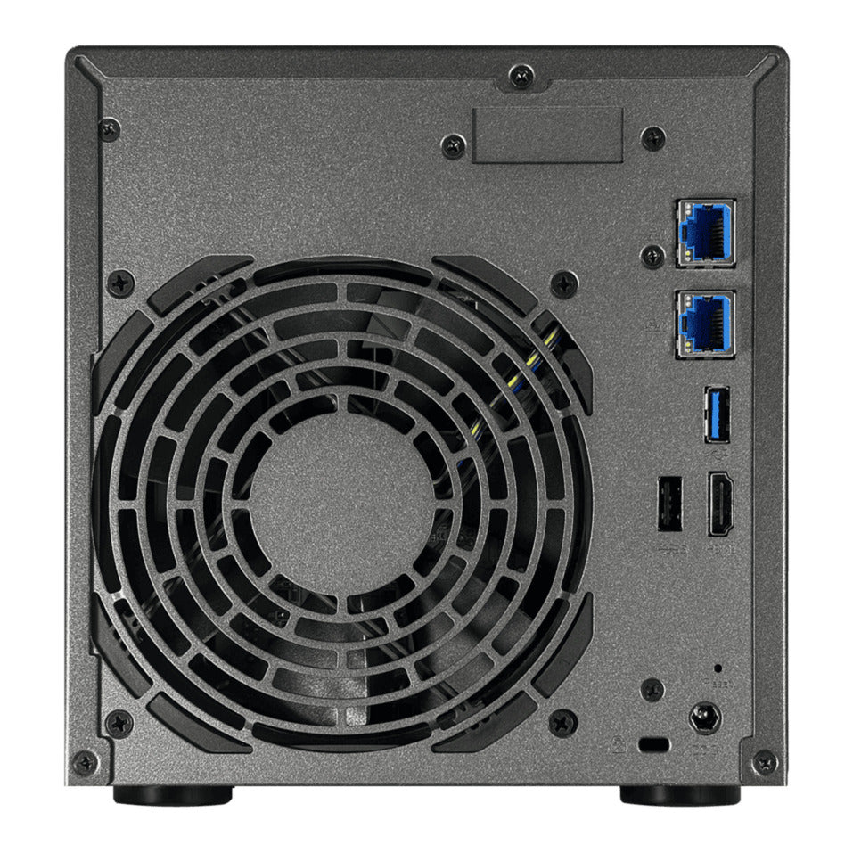 Asustor lockerstor 4 gen2+ as6704t v2 nas (zwart, 2x 5g lan, hdmi, usb)