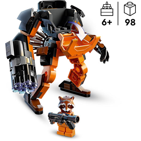 Lego Marvel - jouet de construction d'armure de fusée mécanique (76243)