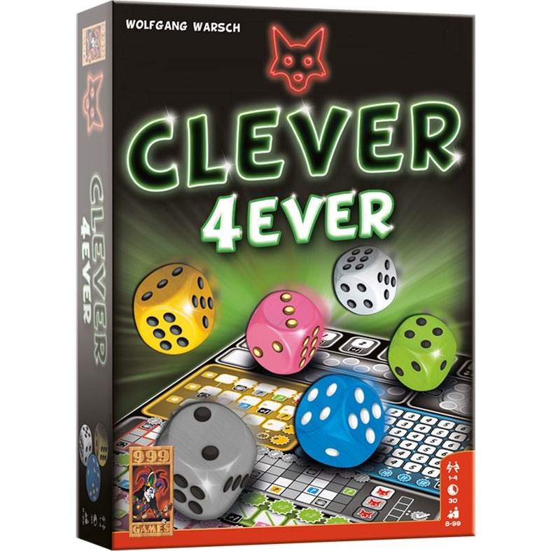 999Games Jeu de dés Clever 4Ever 8 pièces (NL)