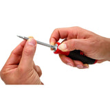 Wiha tournevis avec jeu de lames interchangeables système 6 (noir rouge, 9 pièces, avec sac enroulable)