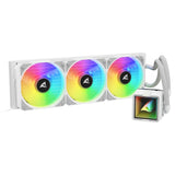 Refroidissement par eau Sharkoon s100 argb (blanc, connecteur de ventilateur PWM à 4 broches)