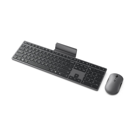 Lenovo 700 modern multi-device wireless combo desktopset (grijs, us lay-out (qwerty), 100%, 4000 dpi, 2.4 ghz, bt 5.3, usb-a)