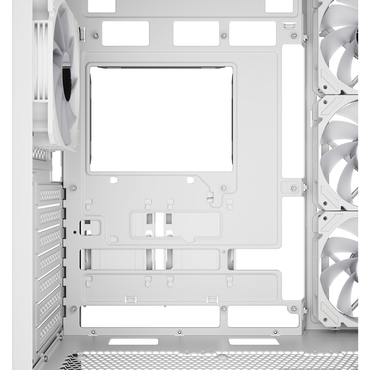 Boîtier tour midi Sharkoon ak7 argb (blanc | 2x USB-A | 1x USB-C | RGB | verre trempé)
