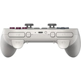 Manette de jeu Bluetooth 8bitdo pro 3 (gris clair rouge, switch 1 2, PC, Android, USB Bluetooth 2,4 GHz)