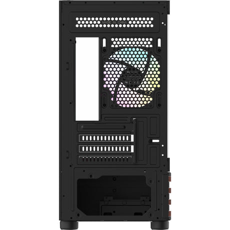 Boîtier mini tour Thermaltake view 170 ws argb (couleur bois noir | 2x usb-a | rgb | fenêtre)