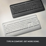 Clavier confort sans fil Logitech signature k650 (graphite, disposition américaine-internationale (qwerty), 100 %)