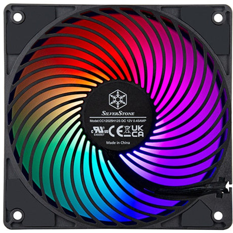 Silverstone Air Penetrator 120sk ARGB Ventilateur de boîtier (noir, 120 x 120 x 25 mm, PWM)