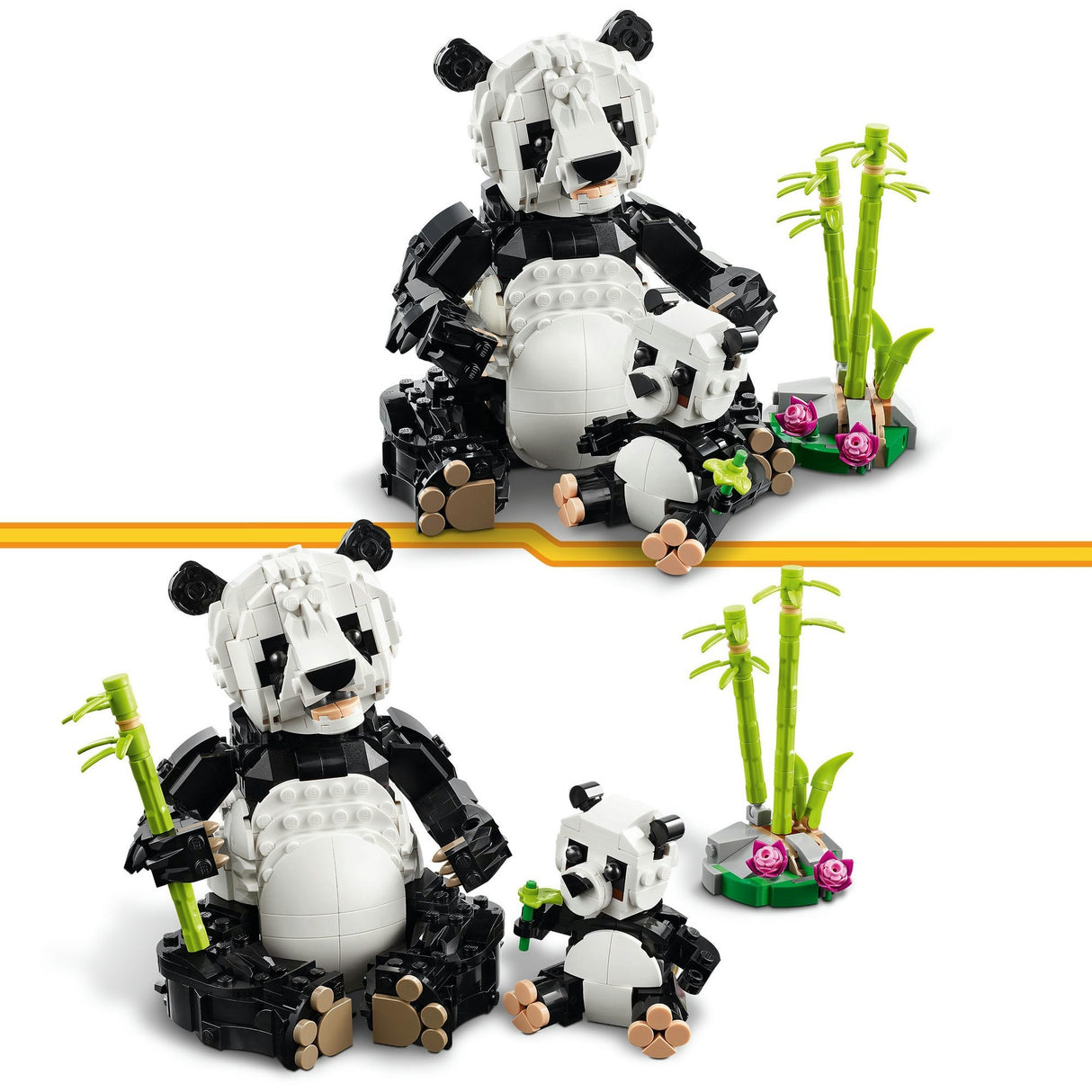 Lego Creator 31165 animaux sauvages : famille panda