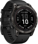 Garmin fenix® 7 pro - édition saphir solaire 47 mm - montre intelligente multisport GPS