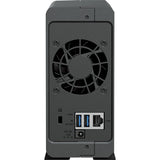 Synology diskstation ds124 nas (noir, USB-A 3.2 (5 Go s))