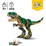 Créateur Lego 3en1 t. rex, dinosaure 31151