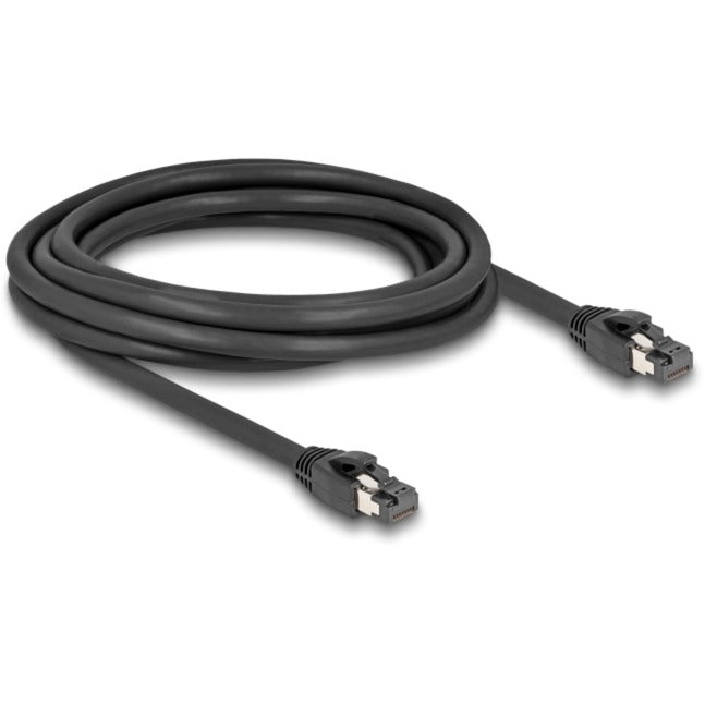 Delock câble réseau s ftp, rj-45 avec cat.8.1 (noir, 3 mètres)