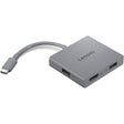 Hub USB Lenovo USB-C 4 en 1 Gen2 (gris)