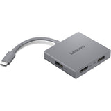 Hub USB Lenovo USB-C 4 en 1 Gen2 (gris)