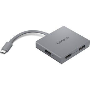 Hub USB Lenovo USB-C 4 en 1 Gen2 (gris)