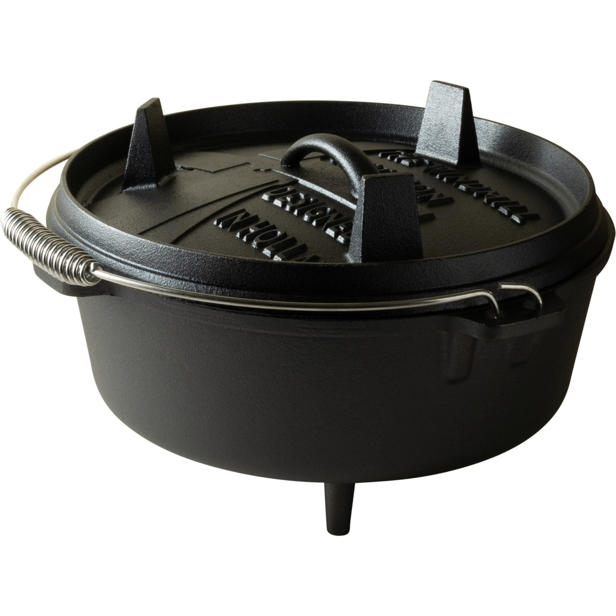 The Windmill Dutch Oven Poêle de cuisson 6 qt (noir, ø 31,5 cm | 5,9 litres)