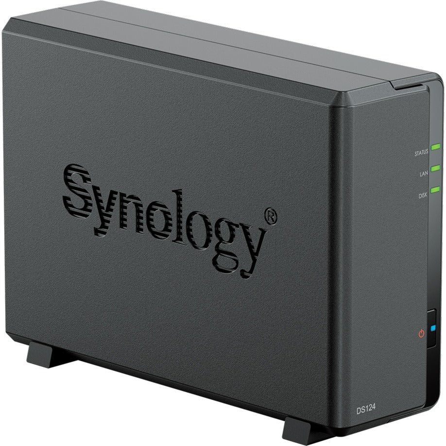 Synology diskstation ds124 nas (noir, USB-A 3.2 (5 Go s))