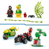 Lego Spidey 11198 Spider et poursuite électrique avec des véhicules dinosaures