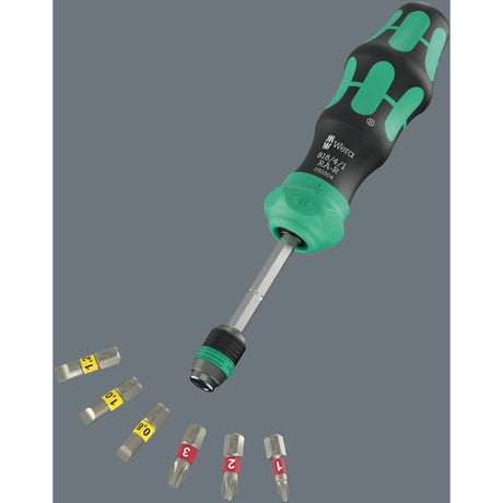 Wera kraftform kompakt 20 ra-r avec sac, jeu d'embouts 6 pièces