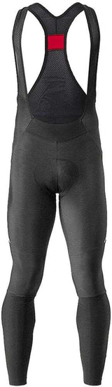 Castelli velocissimo 5 - collant à bretelles avec coussinet noir argent reflex