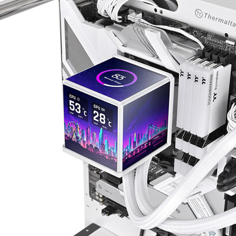 Thermaltake Minecube 360 Ultra Arbb Sync AIO Refroidisseur liquide - Refroidissement par eau Snow Edition (Blanc)