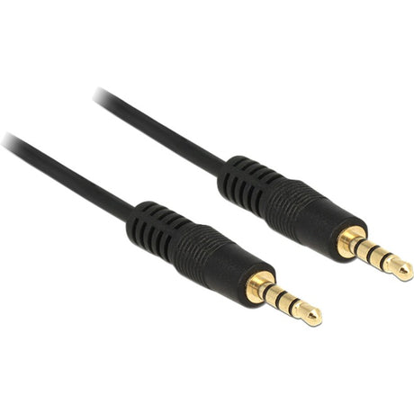 Delock Câble 3,5 mm mâle > 3,5 mm mâle (noir, 0,5 mètre)