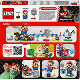 Lego super mario 72043 mario et kart standard