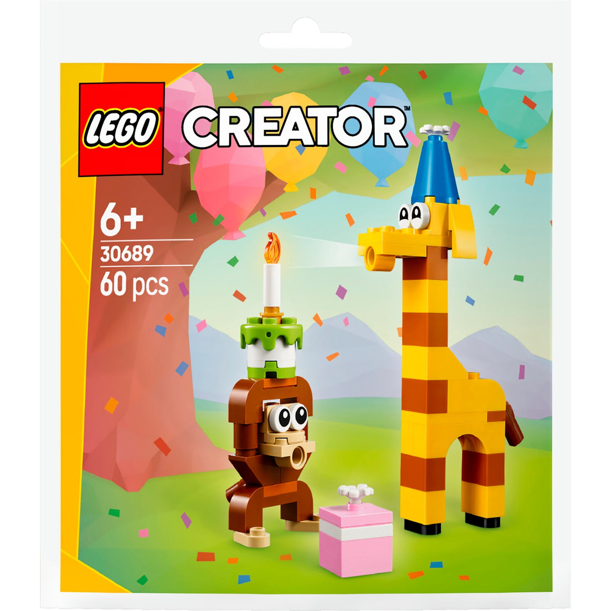 Lego 30689 sac créateur animaux de fête d'anniversaire | 10 pièces