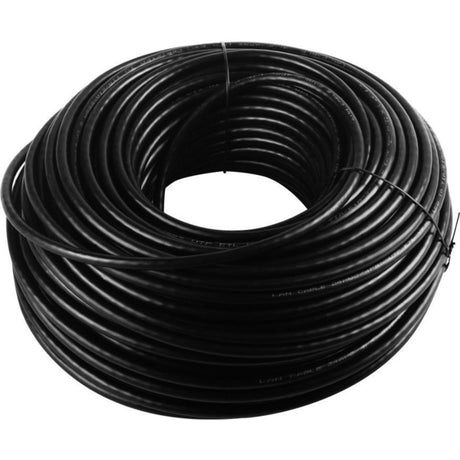Câble réseau Goobay cat.6 u utp, extérieur (noir, 100 mètres)