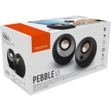 Enceinte PC Creative Pebble V3 (noir, Bluetooth, USB-C, Aux)