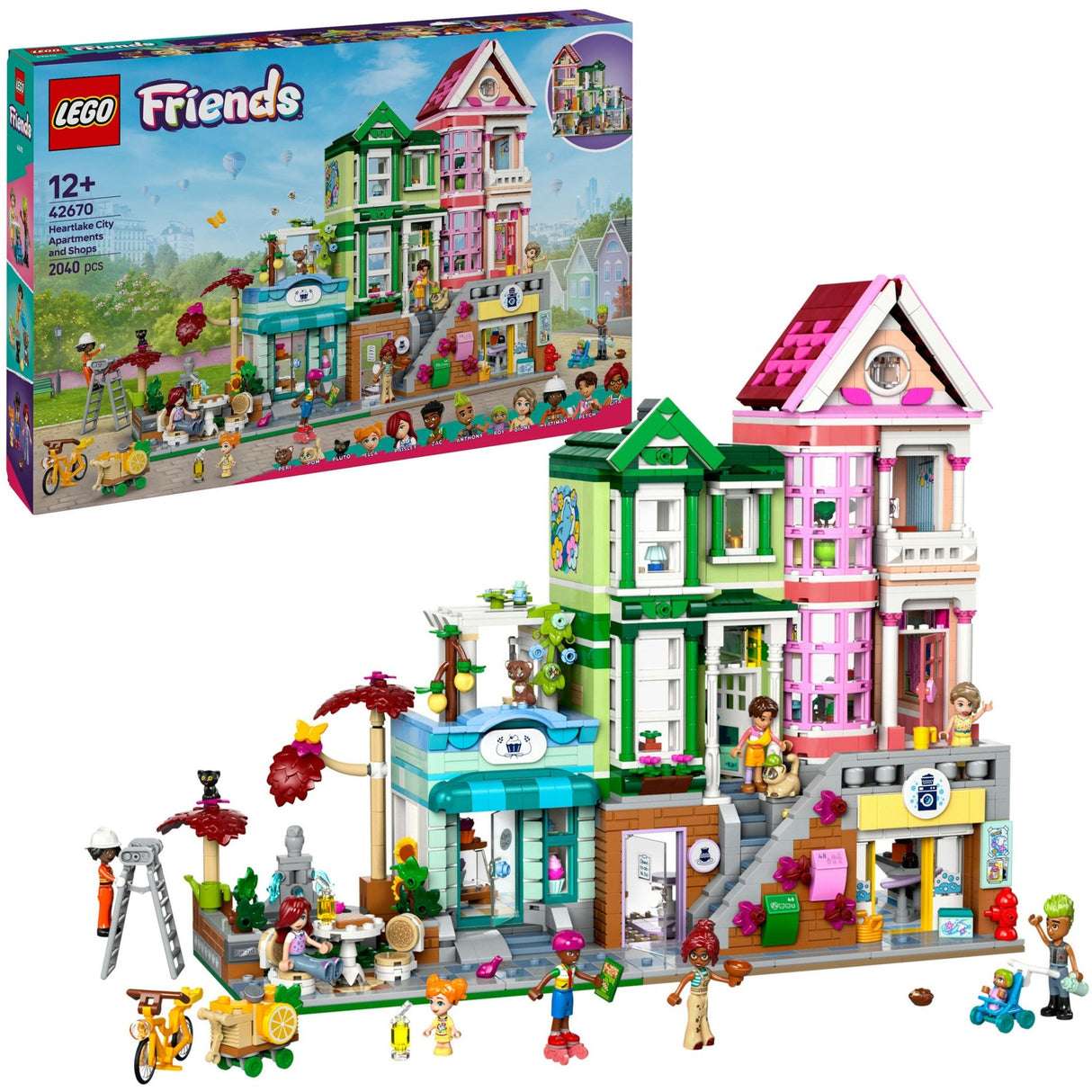 LEGO Friends 42670 Appartements et magasins de Heartlake City