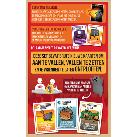 Asmodee exploding kittens - rage mode - kaartspel nl