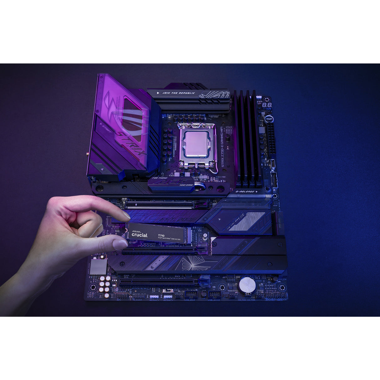 SSD Crucial T710 1 To (PCIe 5.0 x4, NVME 2.0, M.2 2280)