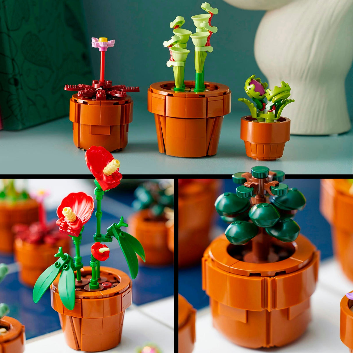 Icônes LEGO 10329 Mini plantes