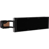 Xyz pc gear aquapulse aio 360 refroidissement par eau (noir, argb, pwm)